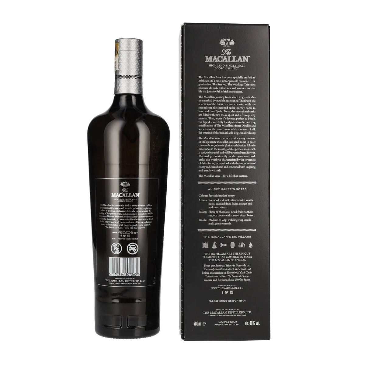 The Macallan AERA Highland Single Malt 40% vol. 0,7 l in geschenkverpakking