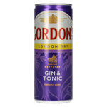 Gordon's Gin &amp; Tonic 6.4% ABV 0.25l can (deposit)