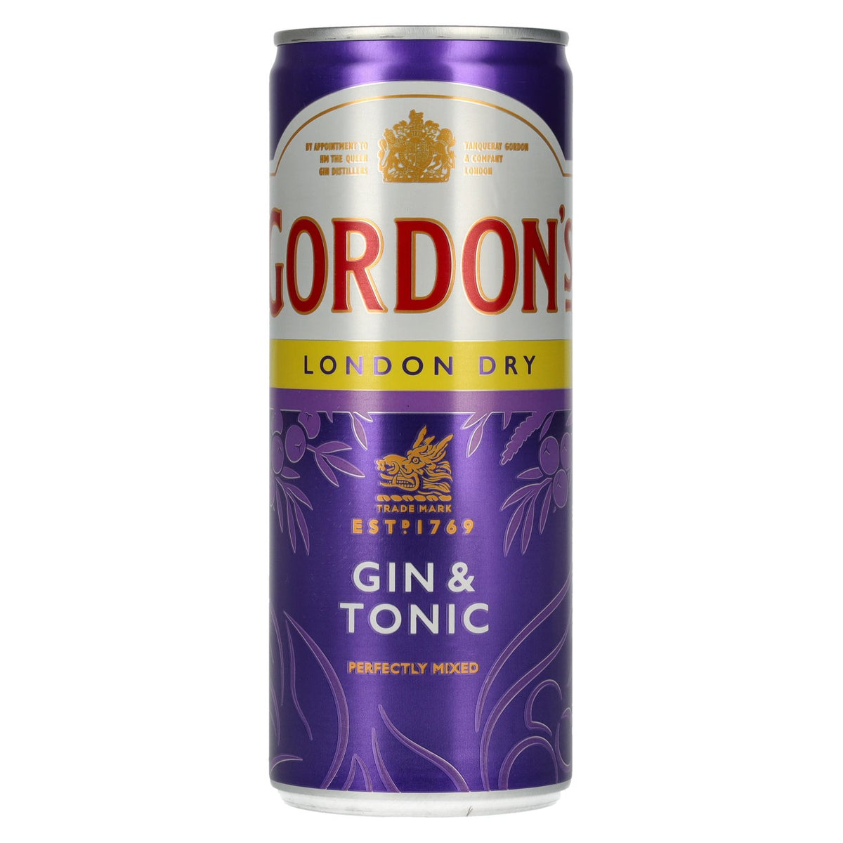 Gordon's Gin &amp; Tonic 6.4% ABV 0.25l can (deposit)