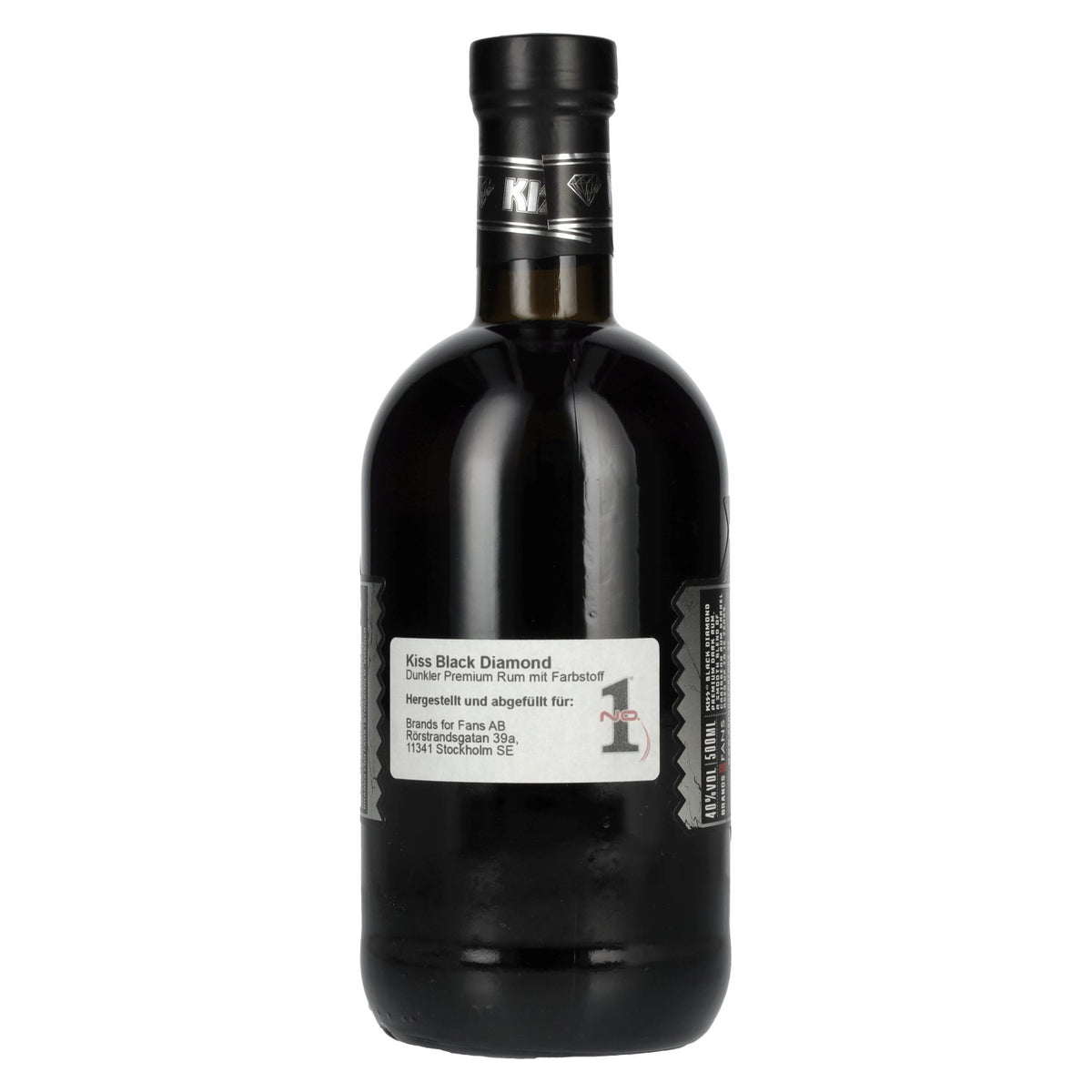 Kiss Black Diamond Premium Dark Rum 40% vol. 0,5 l