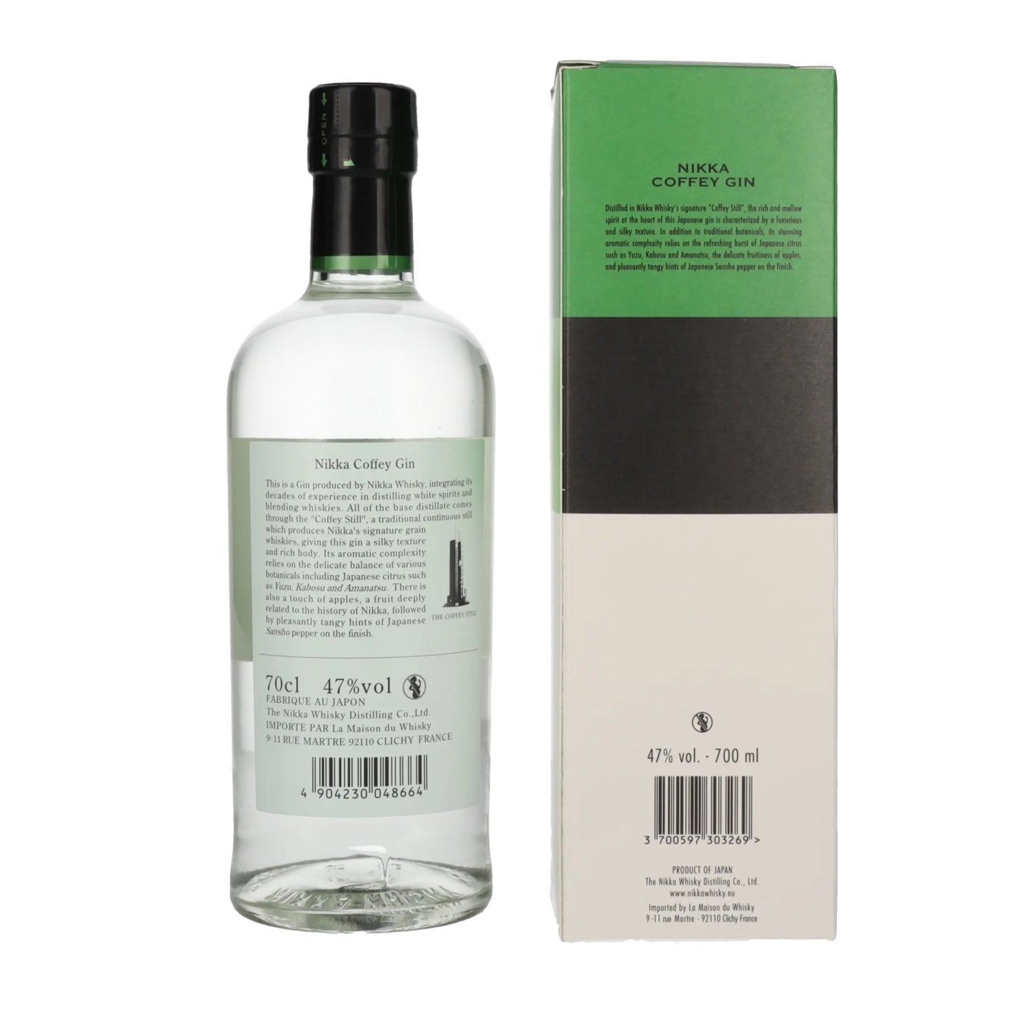 Nikka Coffey Gin 47% Vol. 0,7l in gift box