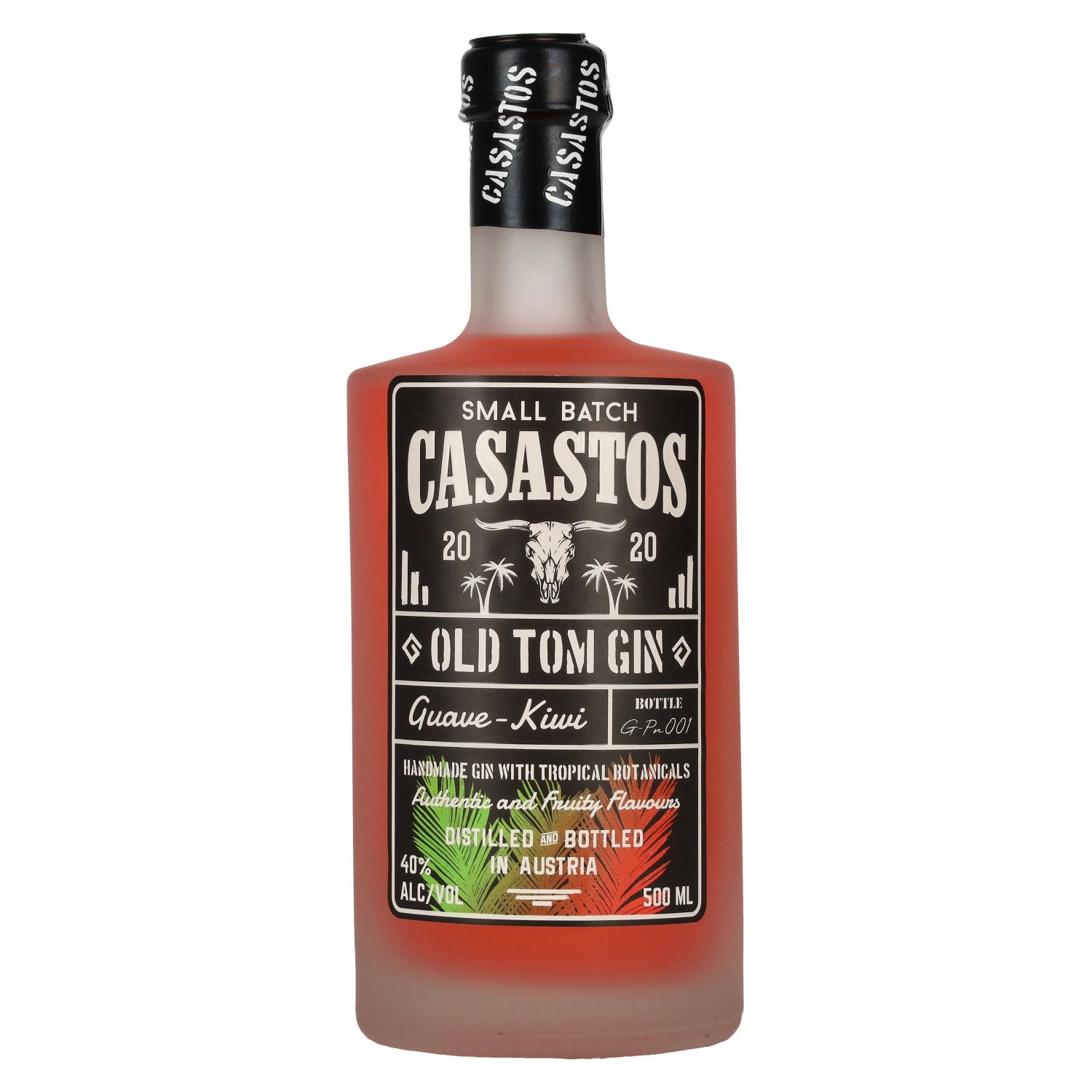 CASASTOS Old Tom Gin Small Batch Goyave-Kiwi 40% vol. 0,5l