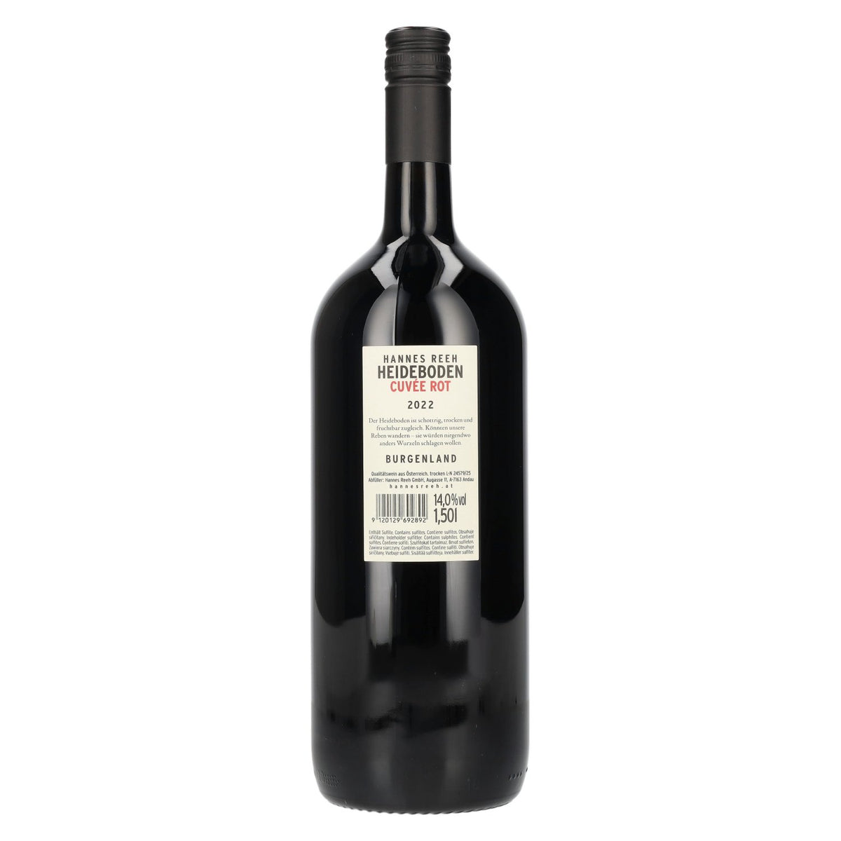 Hannes Reeh Heideboden Cuvée Rot 2022 14% Vol. 1,5l