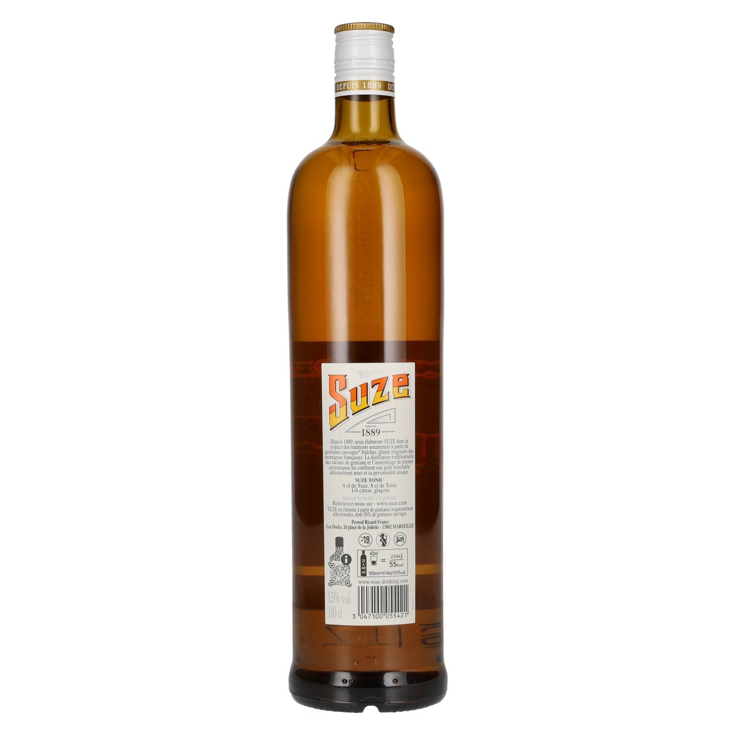 Suze L'Originale Apéretif Élaboré 15% Vol. 1l