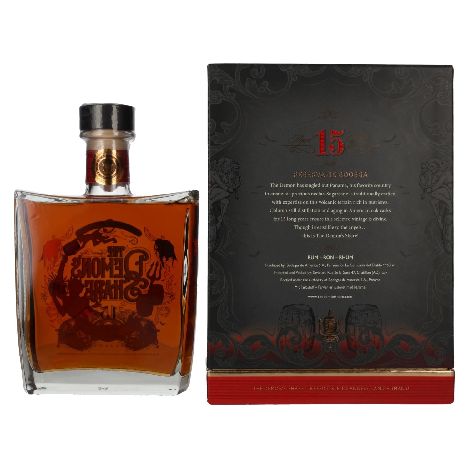 The Demon's Share 15 Years Old Spirit Drink Reserva de Bodega 43% Vol. 0,7l in Geschenkbox