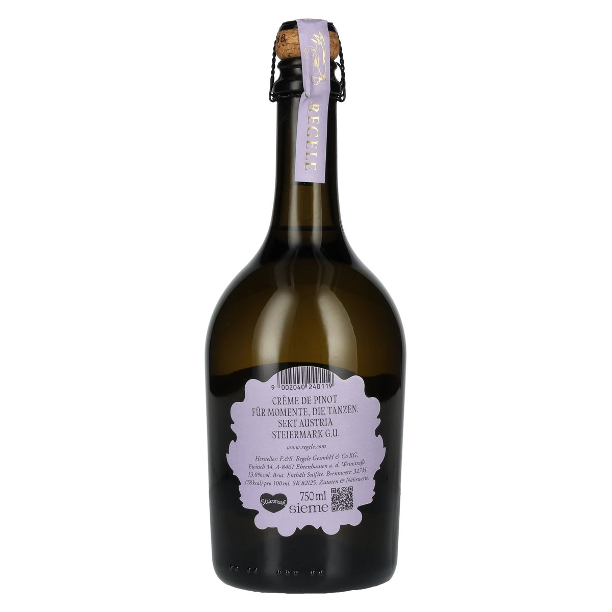 Regele Crème de Pinot Sekt 13% Vol. 0,75l
