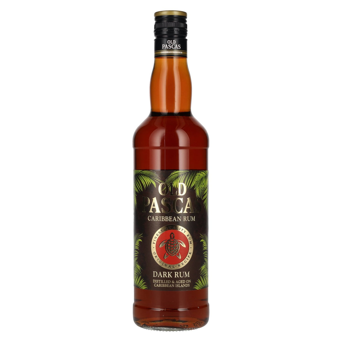 Old Pascas Barbados Dark Rum 37.5% ABV 0.7l