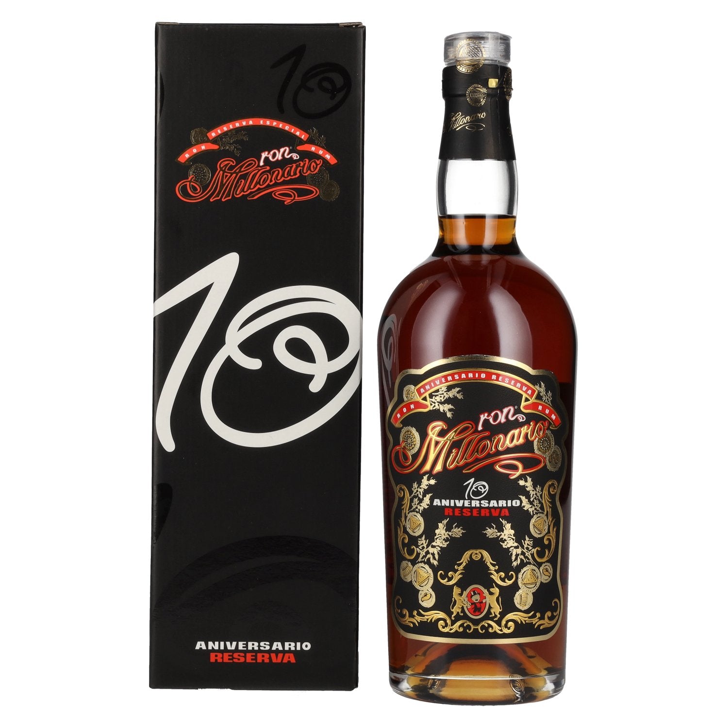 Ron Millonario 10 Aniversario Reserva 40% vol. 0,7l en boîte cadeau