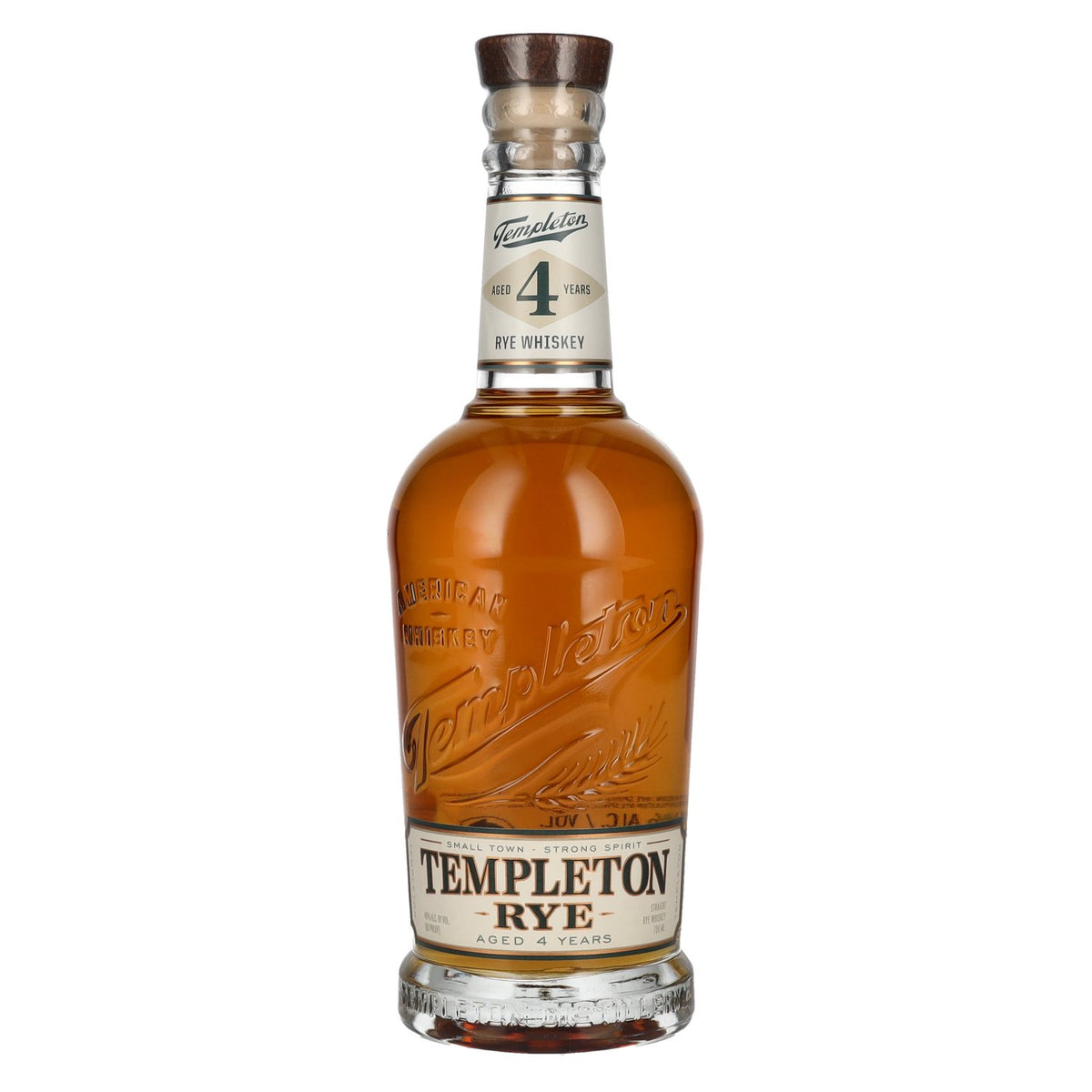 Templeton Rye Whiskey 4 Years Old Straight Whiskey 40% vol. 0,7 l