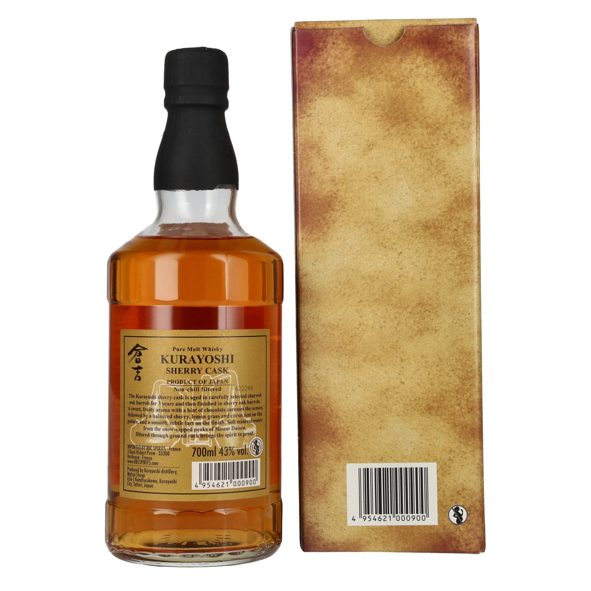 Matsui Whisky THE KURAYOSHI Pure Malt Whisky SHERRY CASK 43% Vol. 0,7l in Geschenkbox