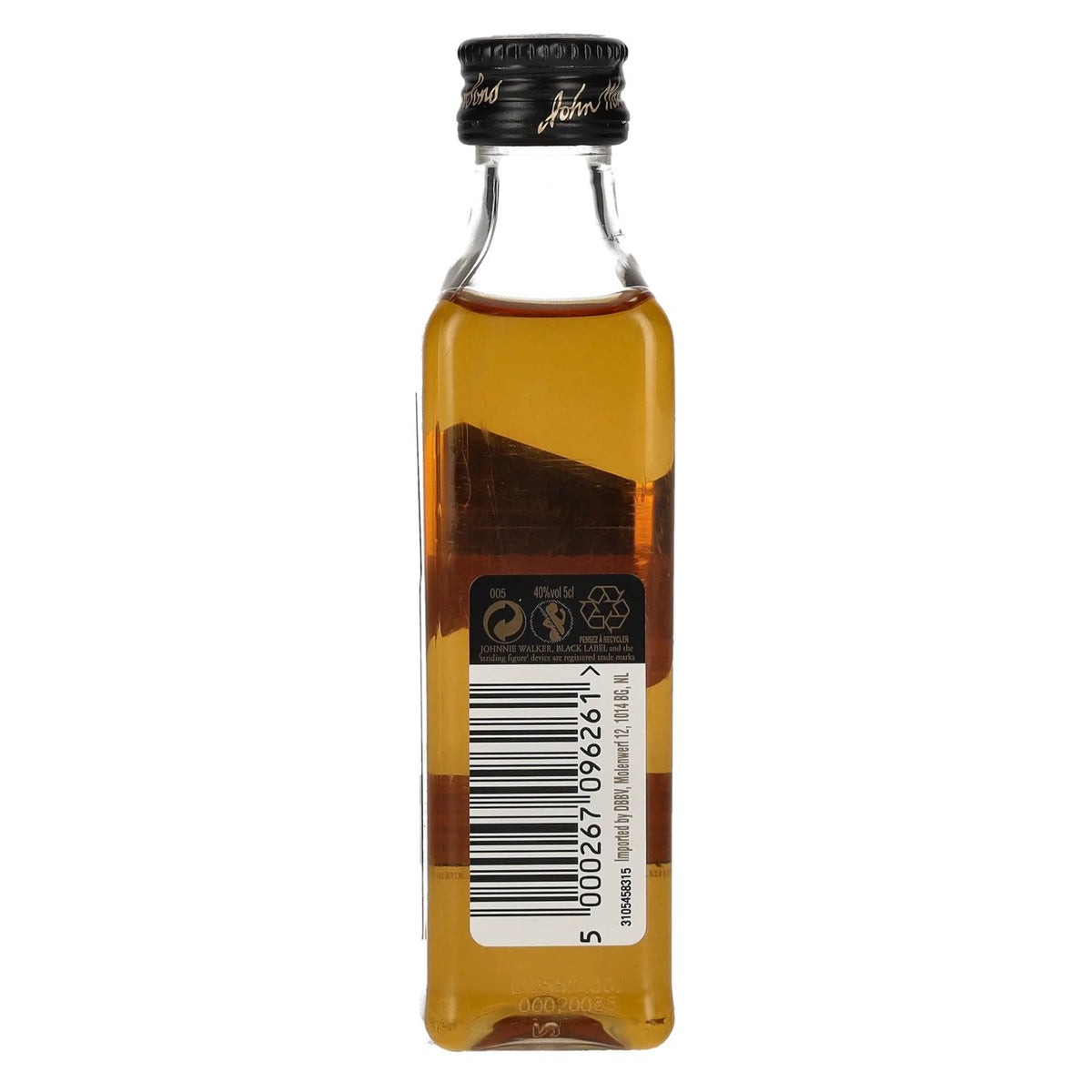 Johnnie Walker BLACK LABEL 12 Years Old Blended Scotch Whisky PET 40% vol. 0,05 l