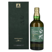 Suntory The Hakushu 18 ans d'âge, édition 100e anniversaire, whisky single malt, 48 % vol., 0,7 l, dans un coffret cadeau