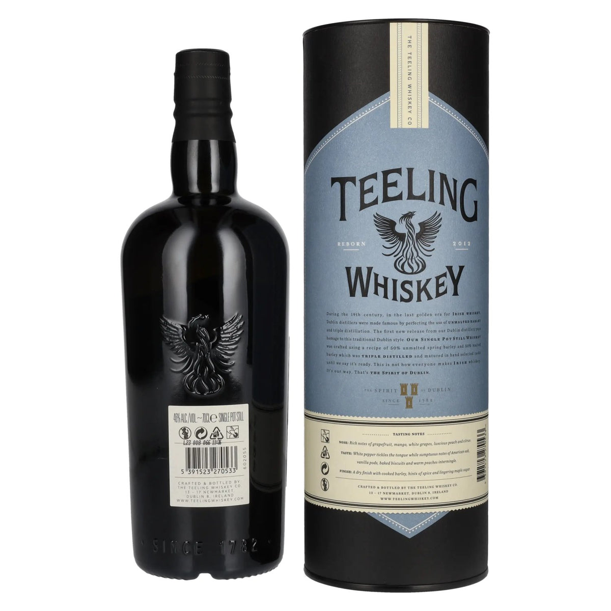 Teeling Whiskey Single Pot Still Irish Whiskey 46% Vol. 0,7l in Geschenkbox