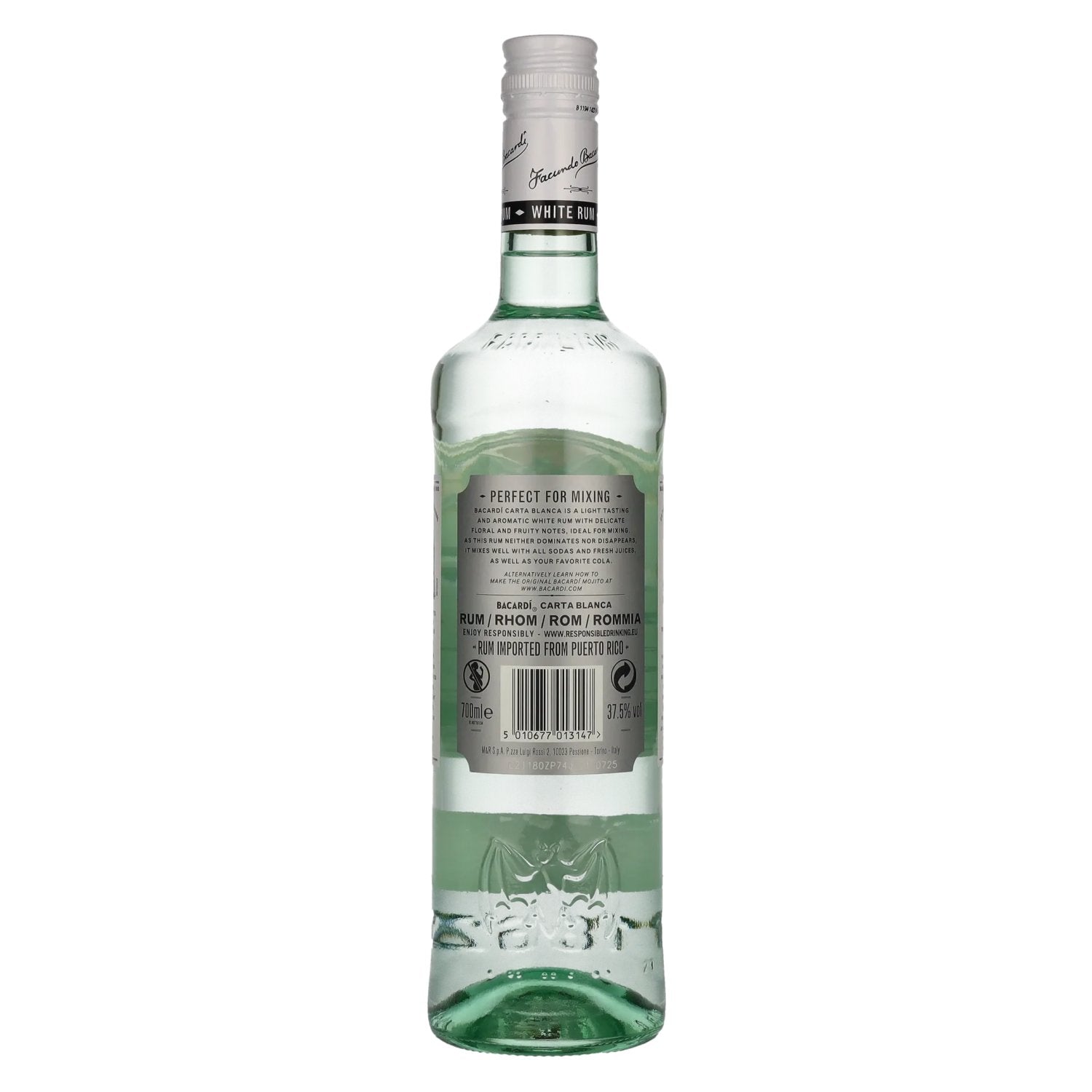 Bacardi Roner Carta Blanca Superior 37,5% Vol. 0,7l