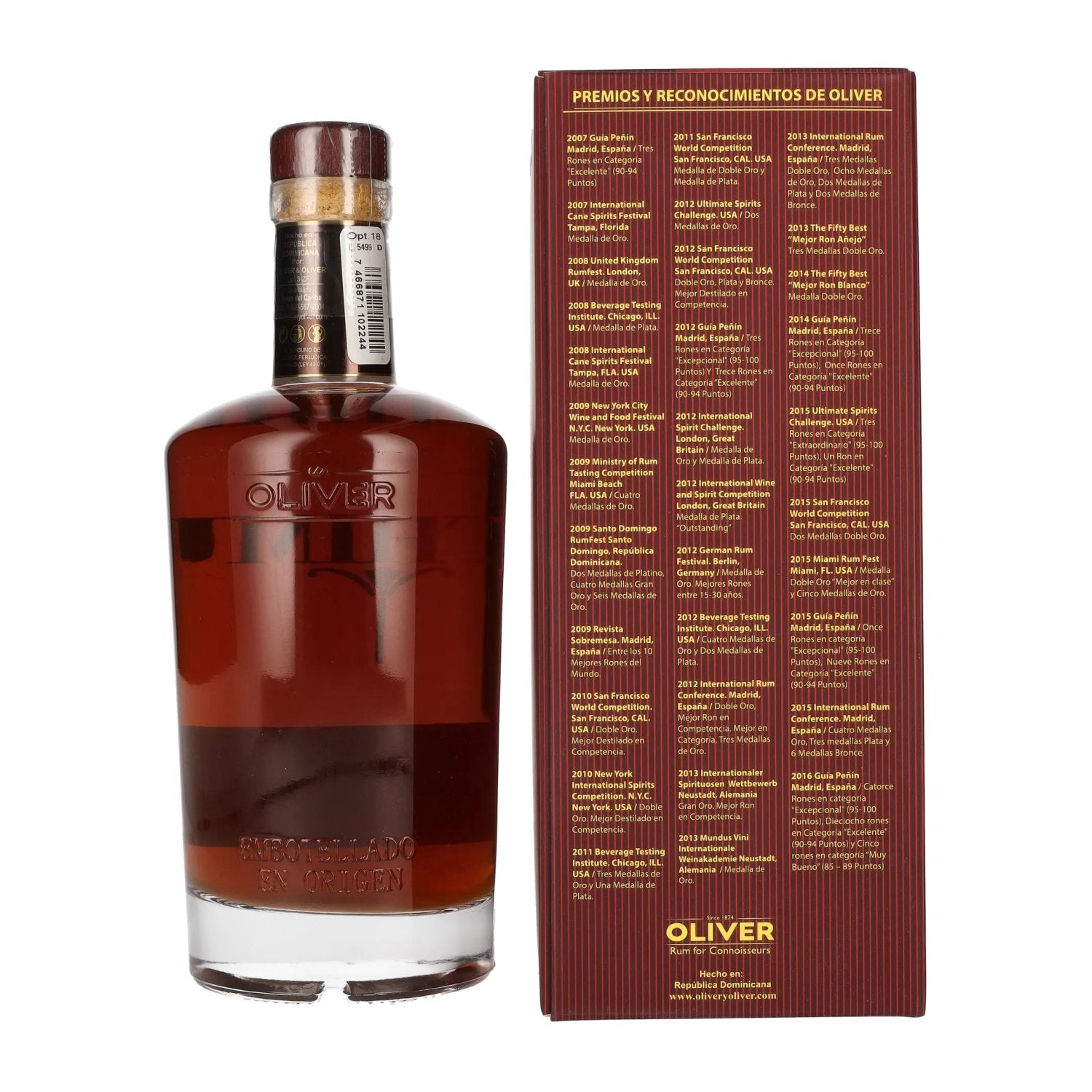 Opthimus 18 Sistema Solera Cum Laude Ron Artesanal 38% Vol. 0,7l in gift box