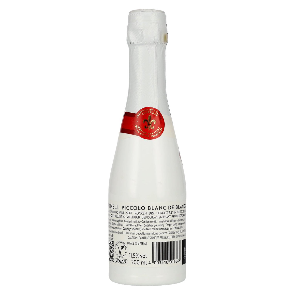 Henkell Blanc de Blancs Dry-Sec Piccolo 11,5% Vol. 0,2l