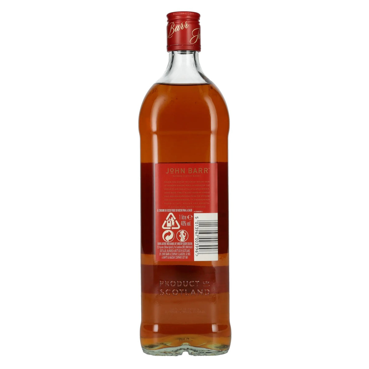 John Barr Reserve Blended Scotch Whisky 40% vol. 1 l