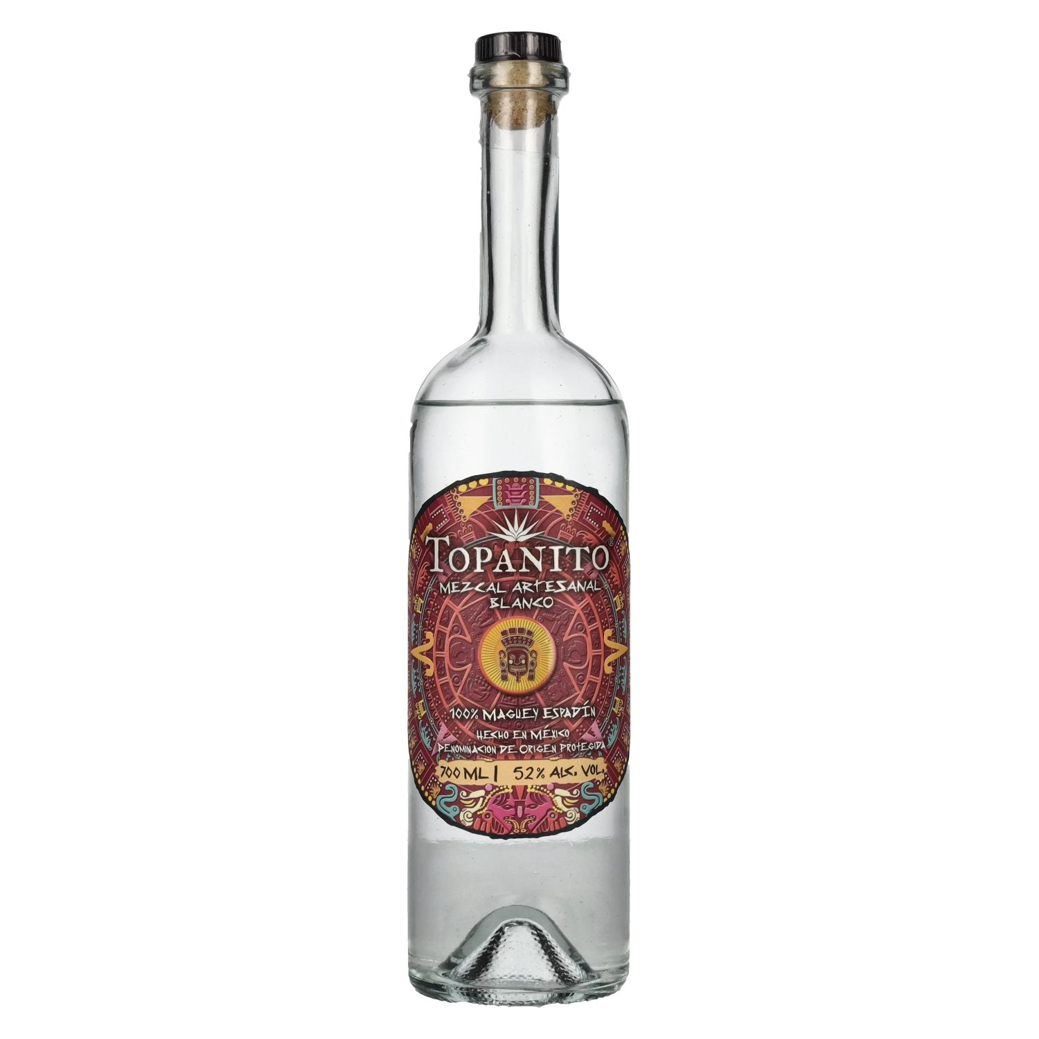 Topanito Mezcal Artesanal Blanco 100% Mague Espadín 52% vol. 0,7l