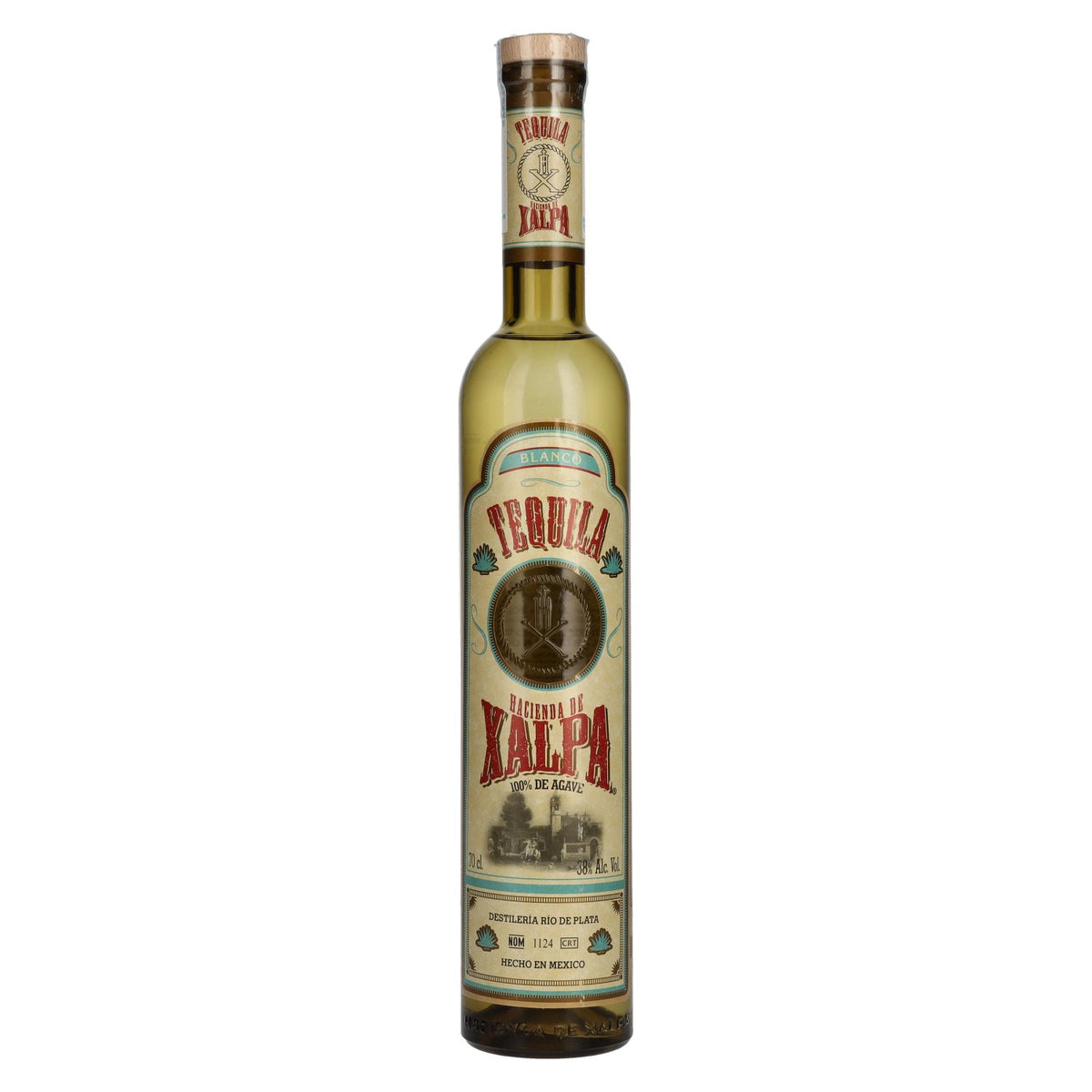 Hacienda De Xalpa Tequila Blanco 100 % d'agave, 38 % vol., 0,7 l