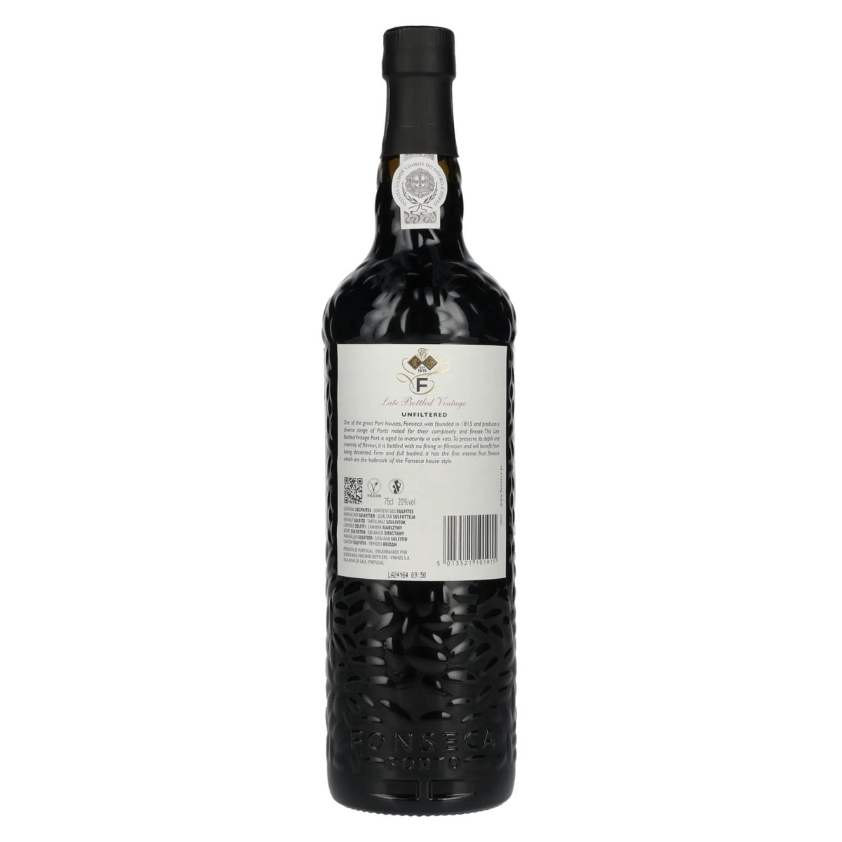 Fonseca Porto Late Bottled Vintage non filtré 2019, 20 % vol., 0,75 l
