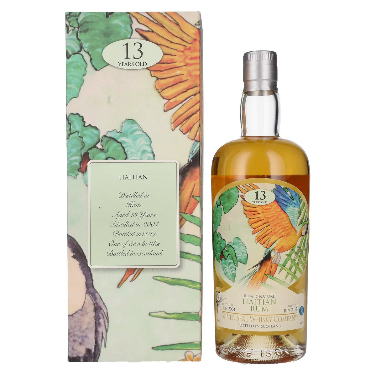 Silver Seal HAITIAN 13 Years Old Rum 46% vol. 0,7 l in geschenkverpakking