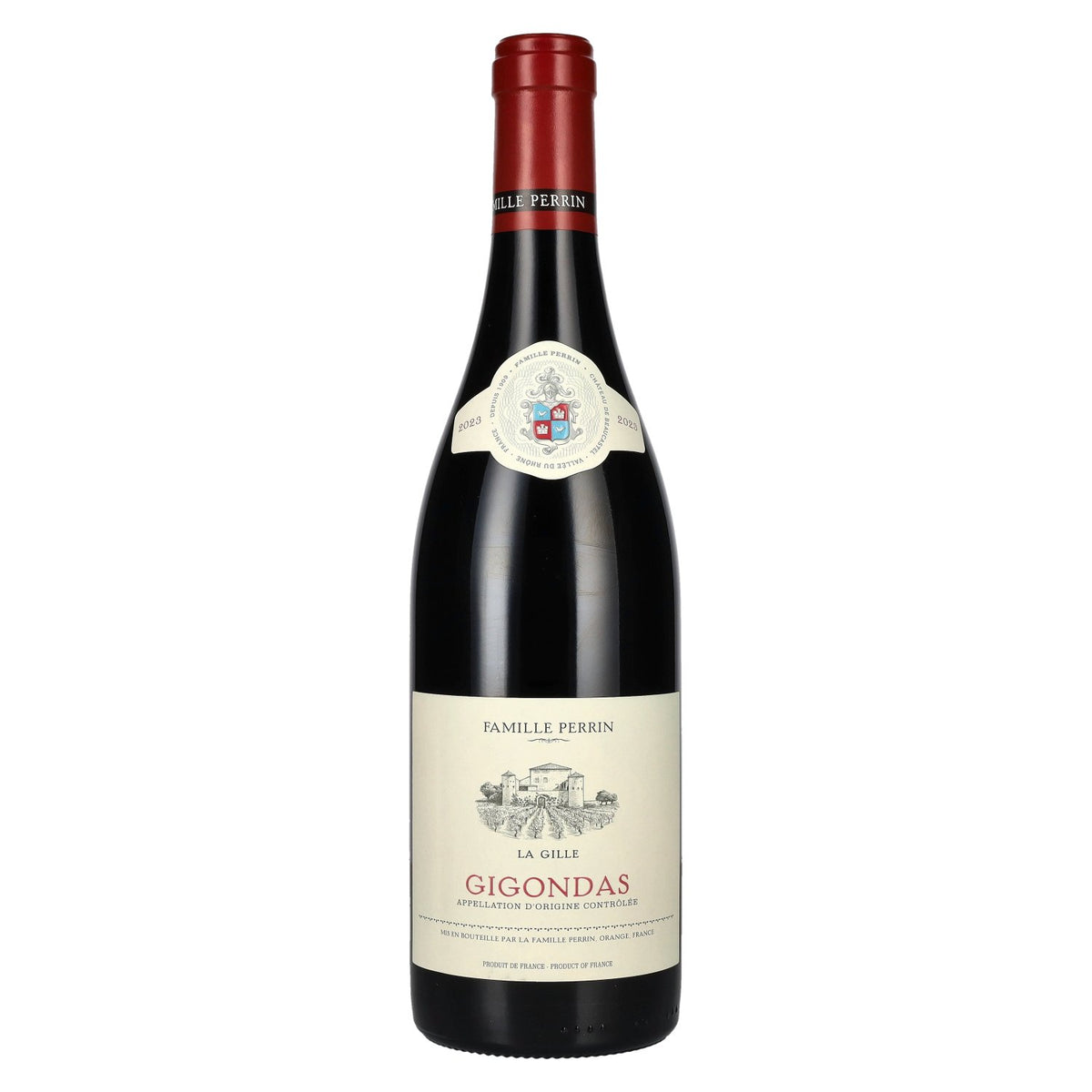Famille Perrin Gigondas La Gille Rouge AOC 2023 14,5% Vol. 0,75l