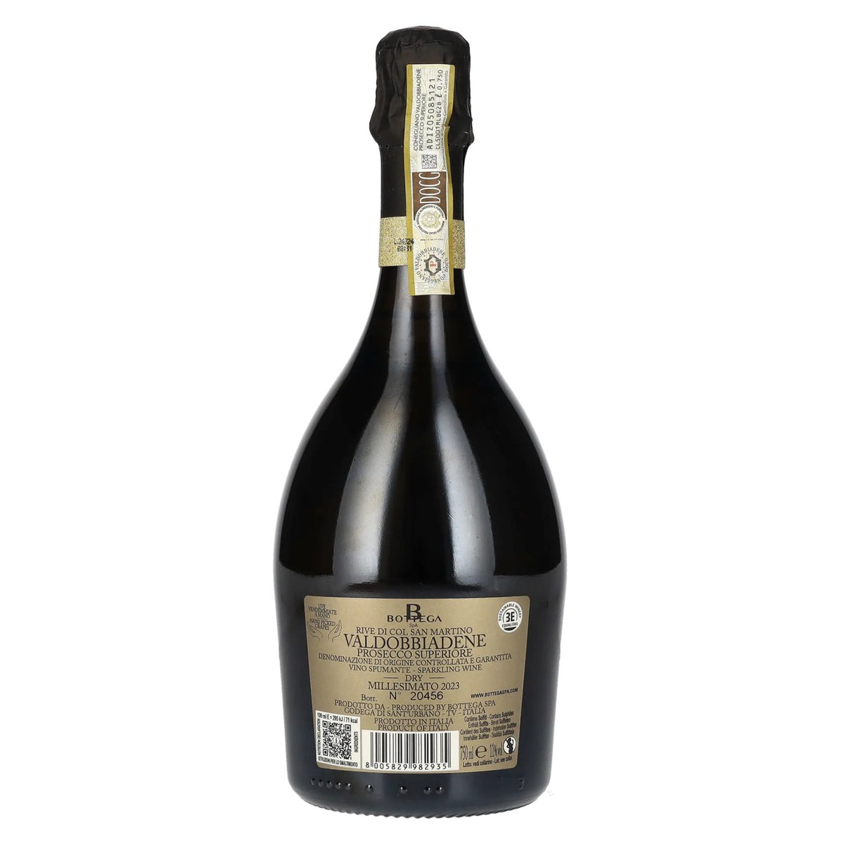 Bottega Valdobbiadene Superiore Prosecco DOCG Rive Dry 11% vol. 0,75 l