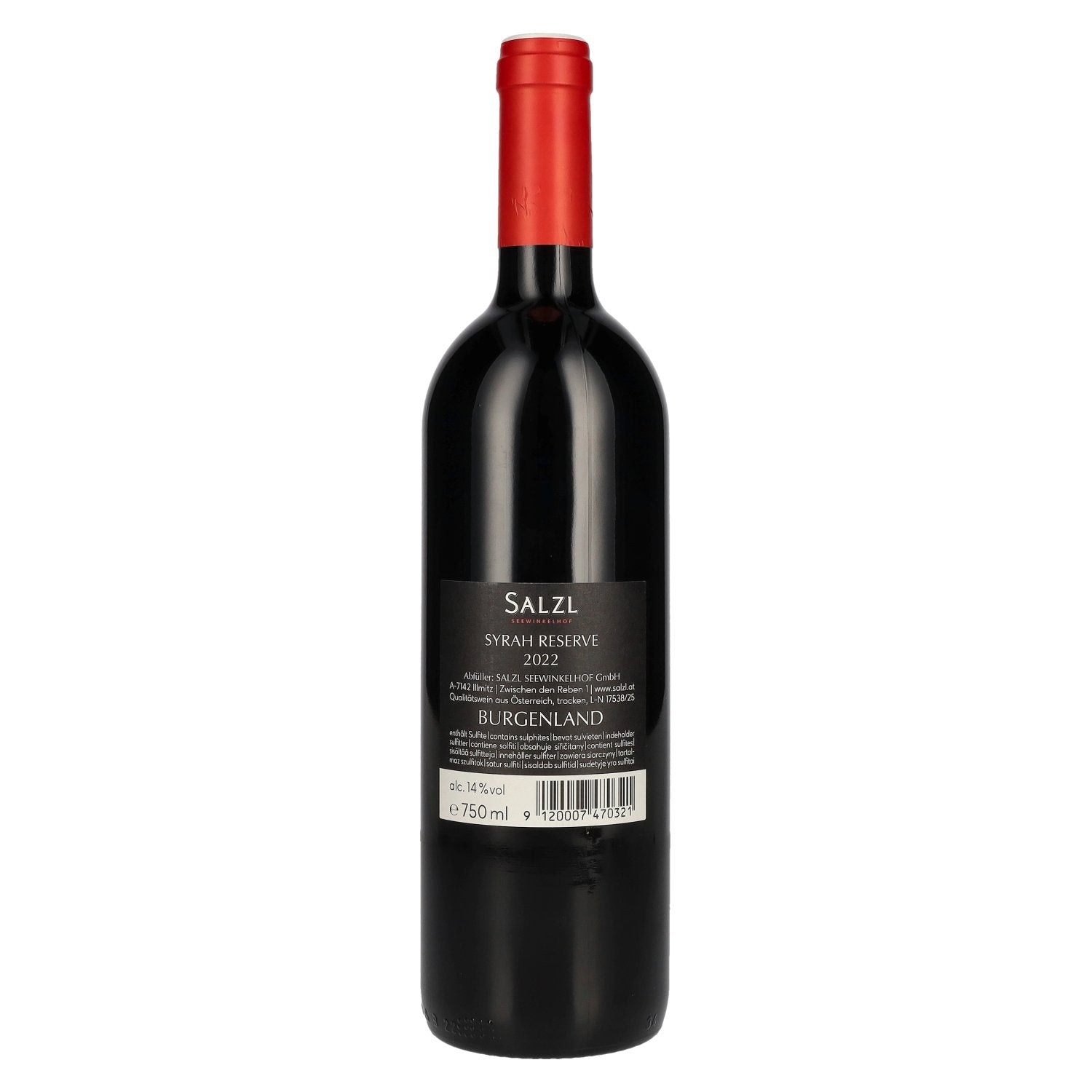Salzl Syrah Reserve 2022 14% Vol. 0,75l