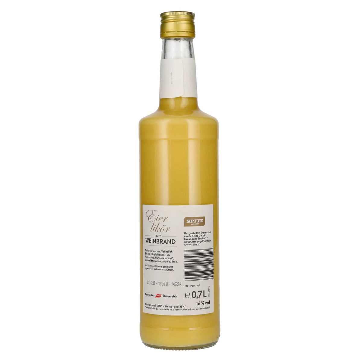 Spitz Eierlikör mit Weinbrand 16% Vol. 0,7l