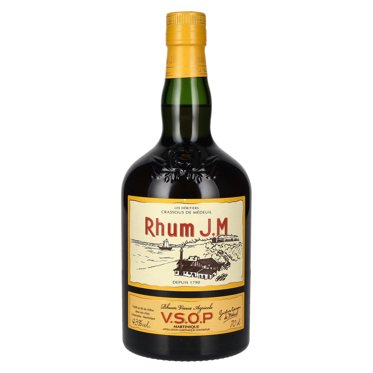 Rhum J.M Vieux Agricole V.S.O.P 43% Vol. 0,7l