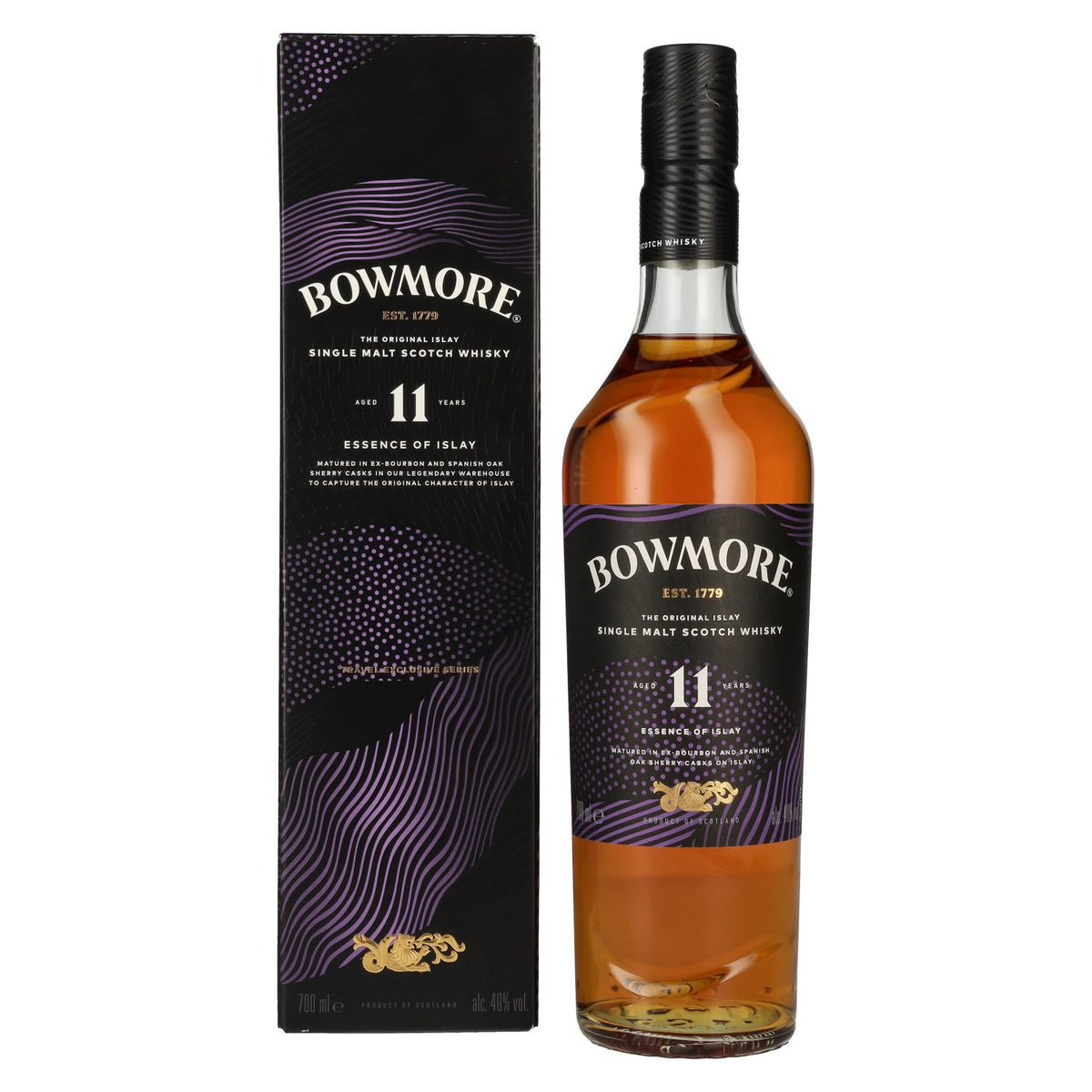 Bowmore 11 Years Old ESSENCE OF ISLAY Travel Exclusive 40% Vol. 0,7l in Geschenkbox