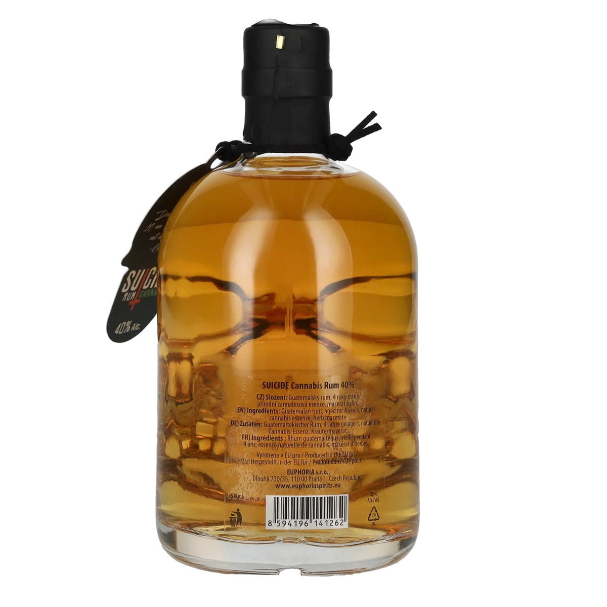 Euphoria Suicide Cannabis Rum 40% ABV 0.5l