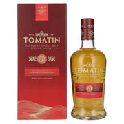 Tomatin 21 ans d'âge, vieilli en fûts de bourbon, édition exclusive pour le marché du travel retail, 46 % vol., 0,7 l, dans un coffret cadeau
