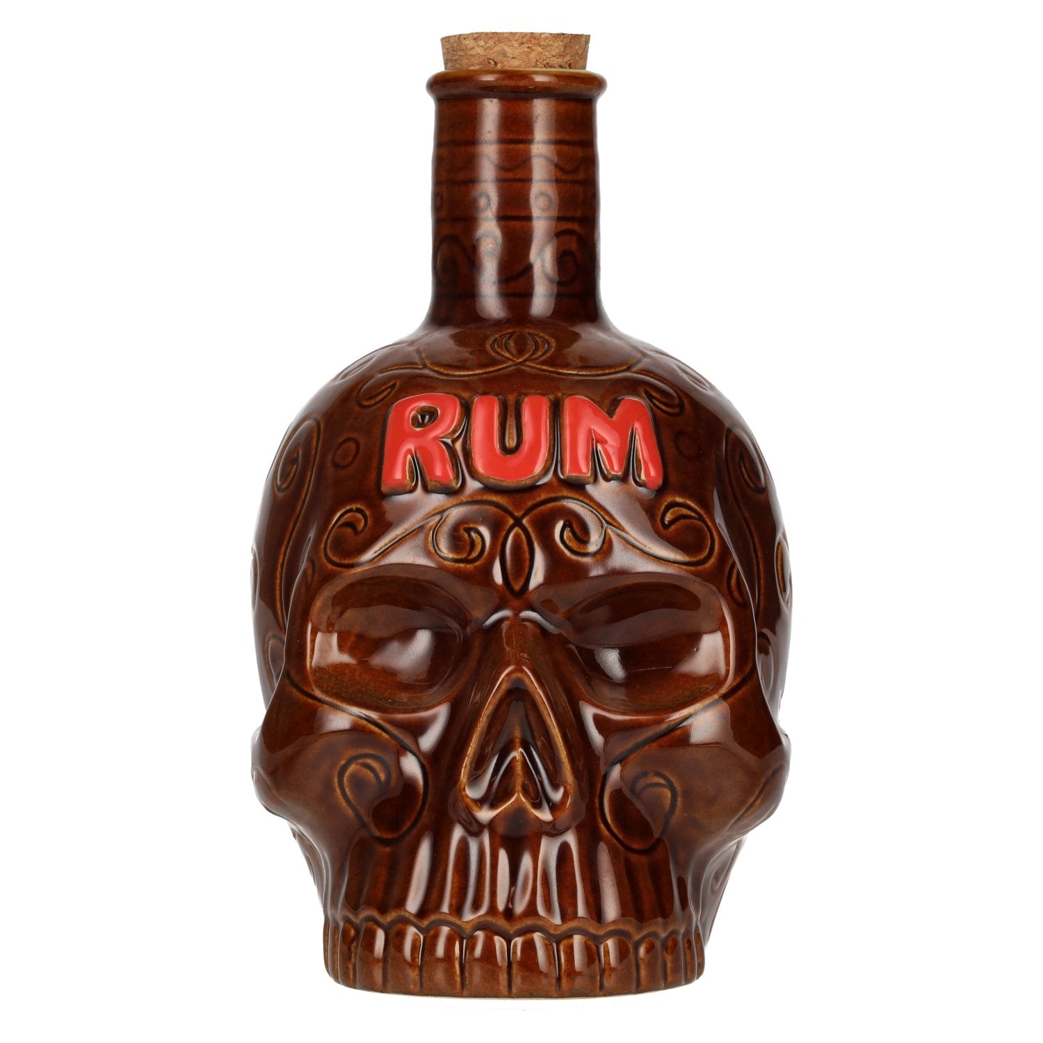 Tiki Bottle Ceramic Skull 0.85 l