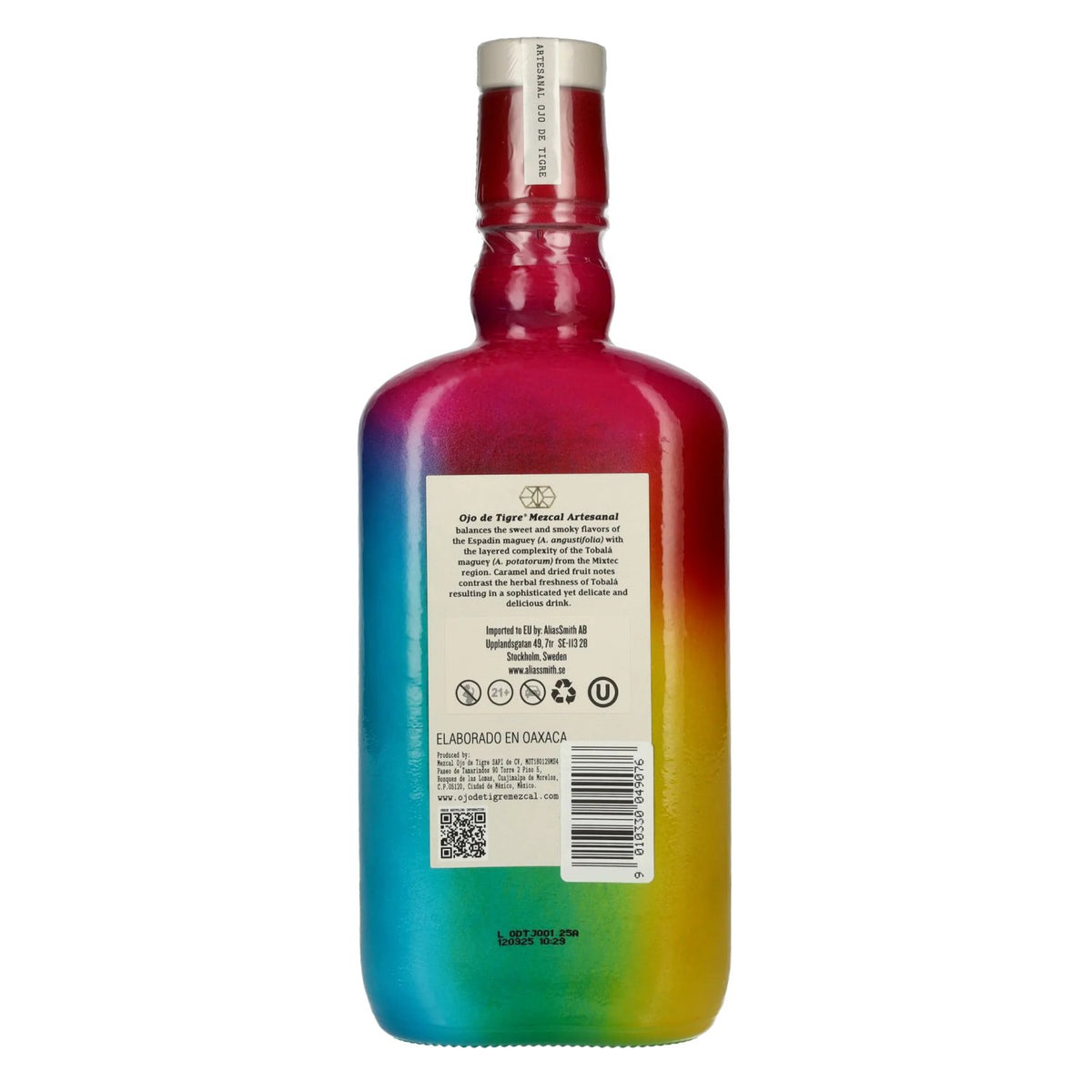 Ojo de Tigre Mezcal Artisanal Young 100% Agave PRIDE EDITION 37% vol. 0.7l