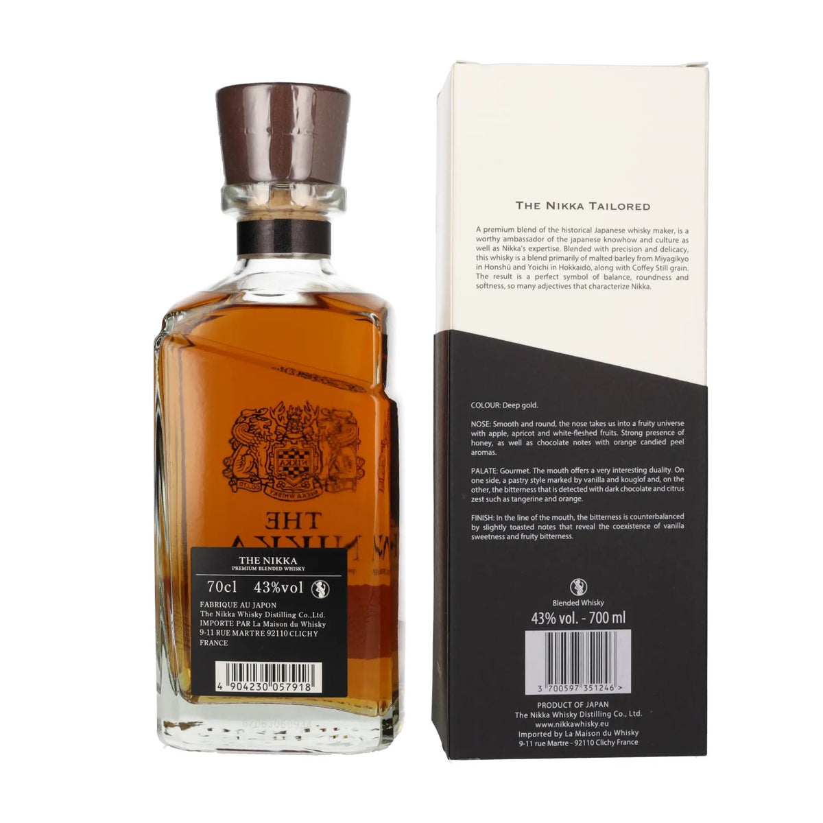 Nikka THE NIKKA Tailored Premium Blended Whisky 43% vol. 0,7 l in geschenkverpakking