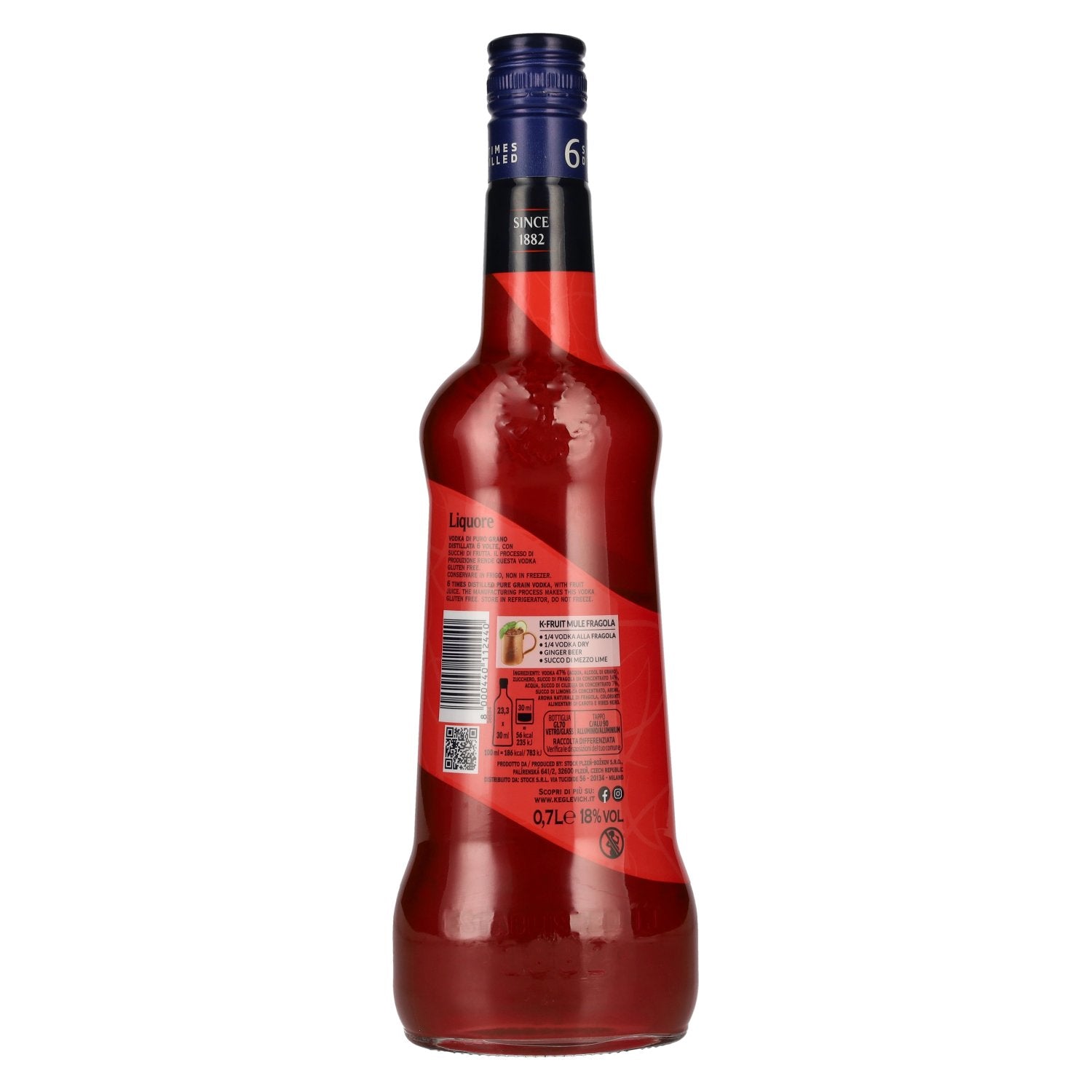 Keglevich Vodka &amp; Fruit FRAGOLA 18% Vol. 0,7l