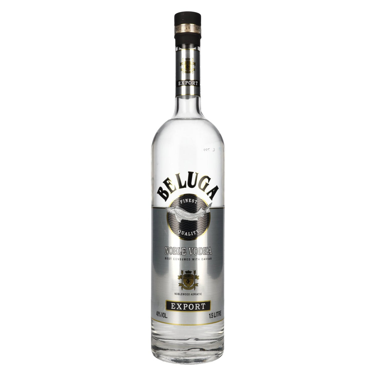 Beluga Noble Vodka EXPORT Montenegro 40% vol. 1,5l