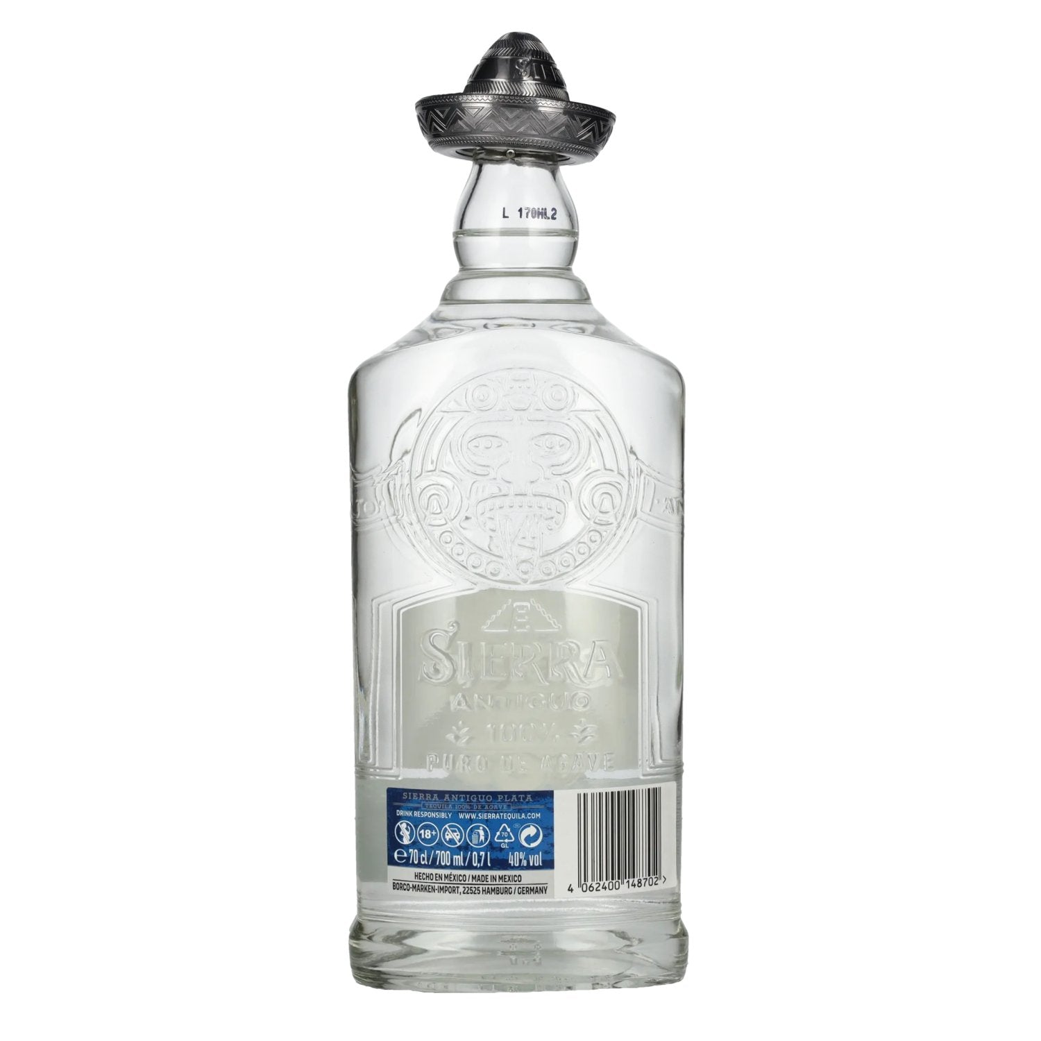Sierra Tequila Antiguo Plata 100% de Agave 40% Vol. 0,7l