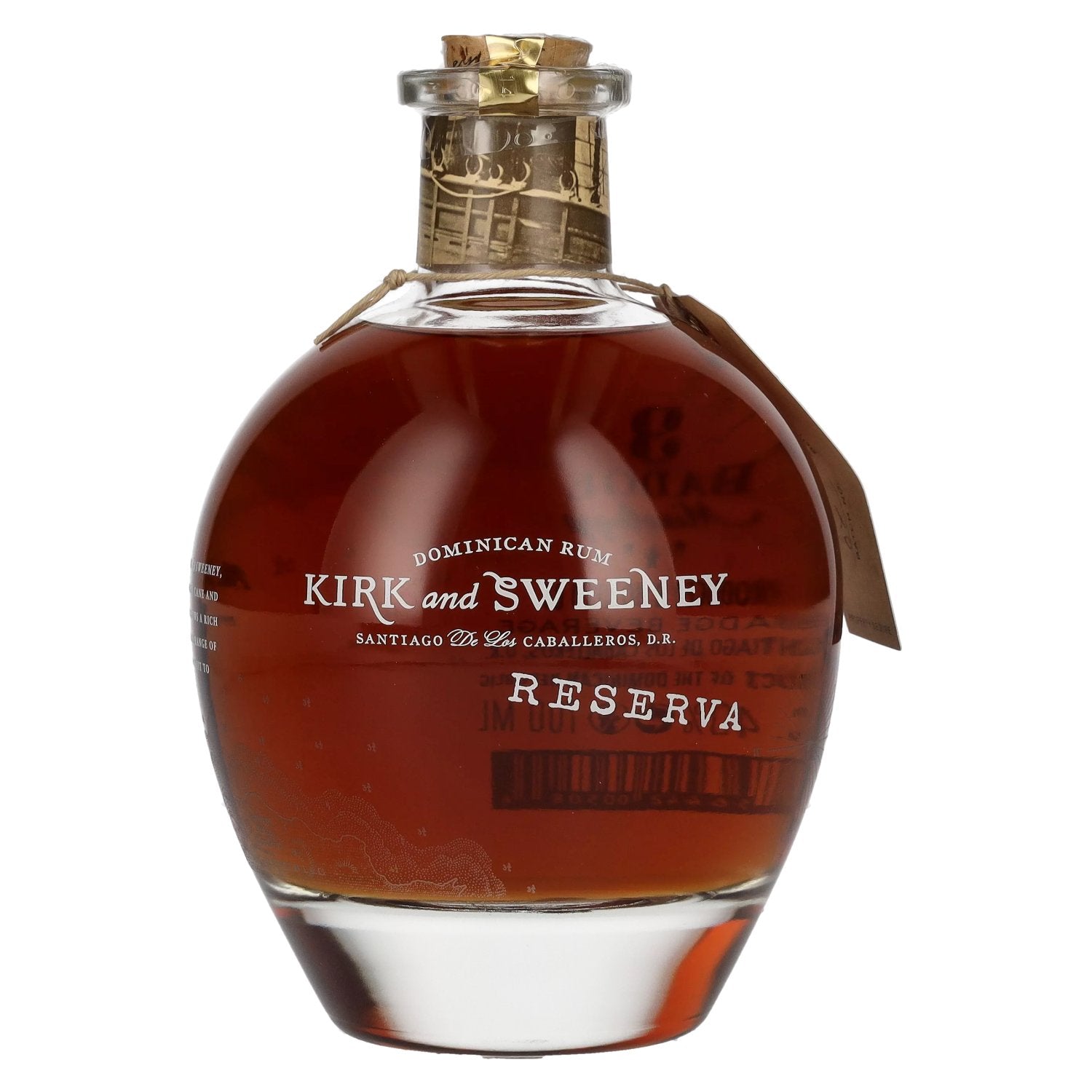 Kirk and Sweeney Rum RESERVA Dominicaanse 40% Vol. 0,7l