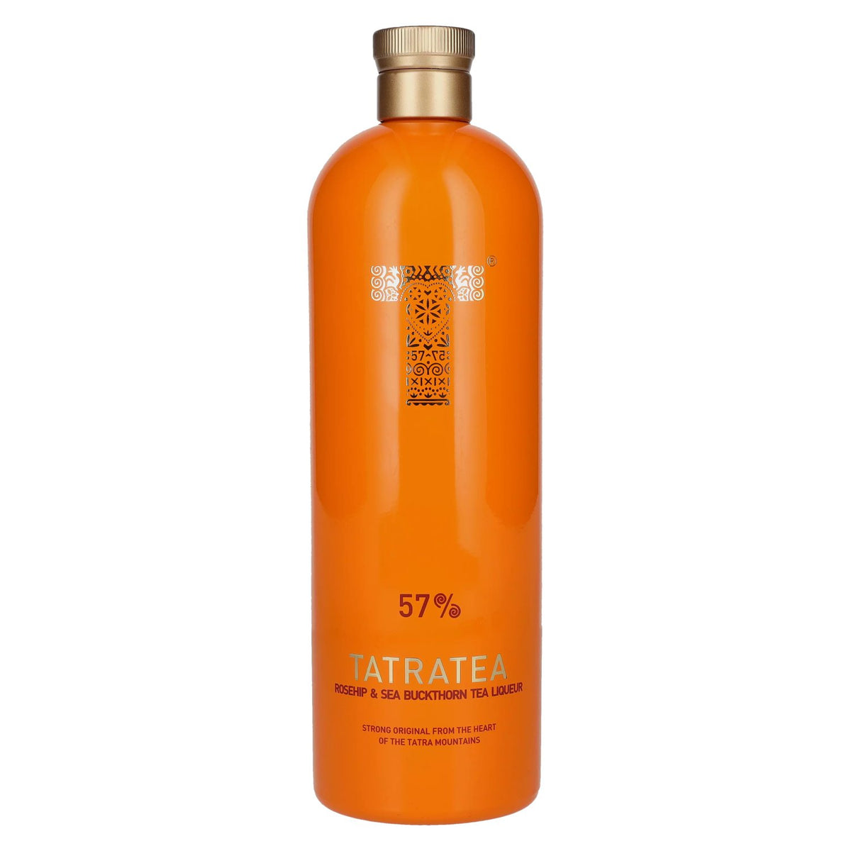 Tatratea Theelikeur met rozenbottel en duindoorn 57% vol. 0,7 l