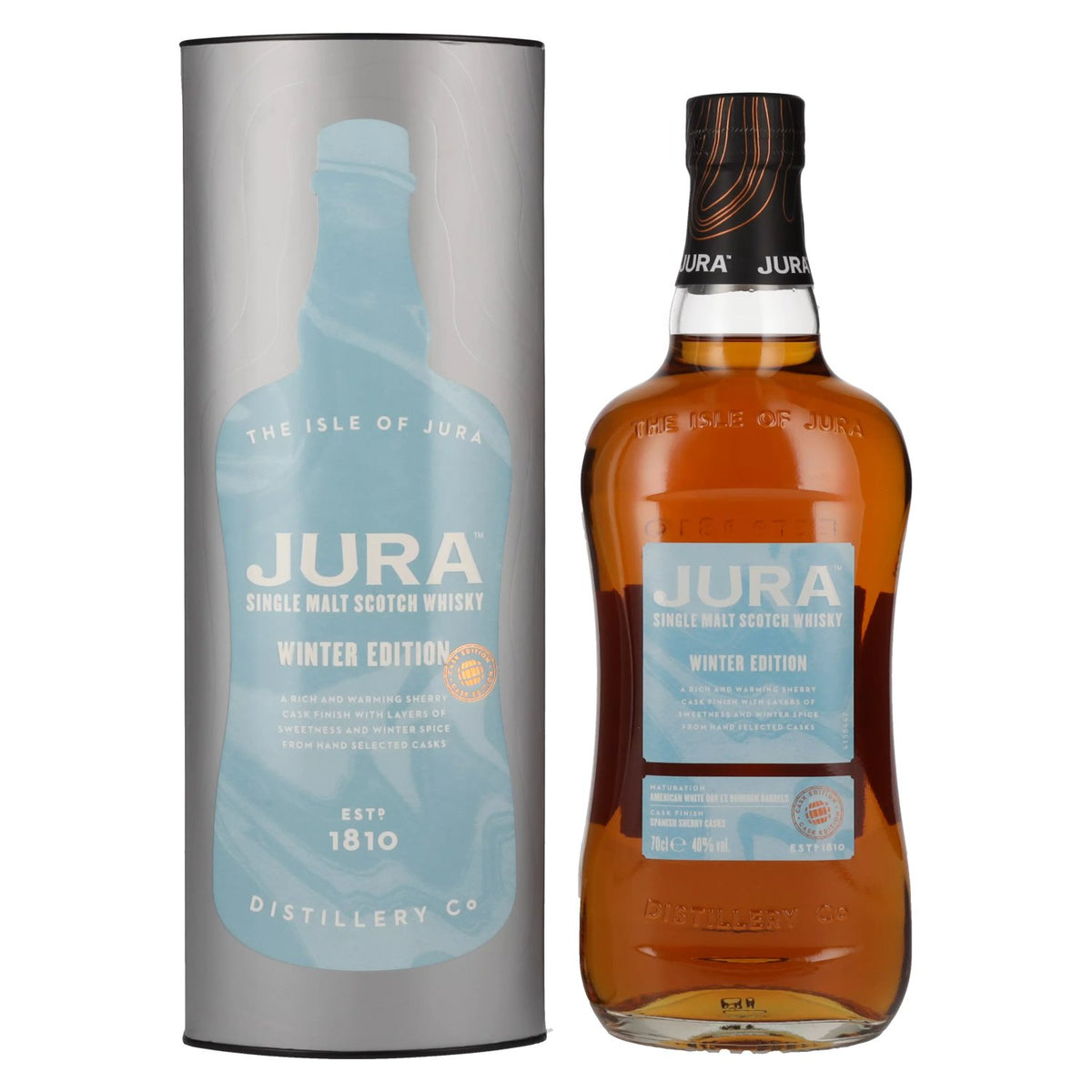 Jura Single Malt Scotch Whisky WINTER Edition 40% Vol. 0,7l in Geschenkbox