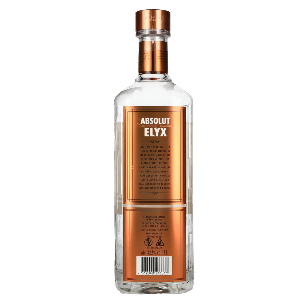 Absolut Vodka ELYX 42,3 % vol. 3 l