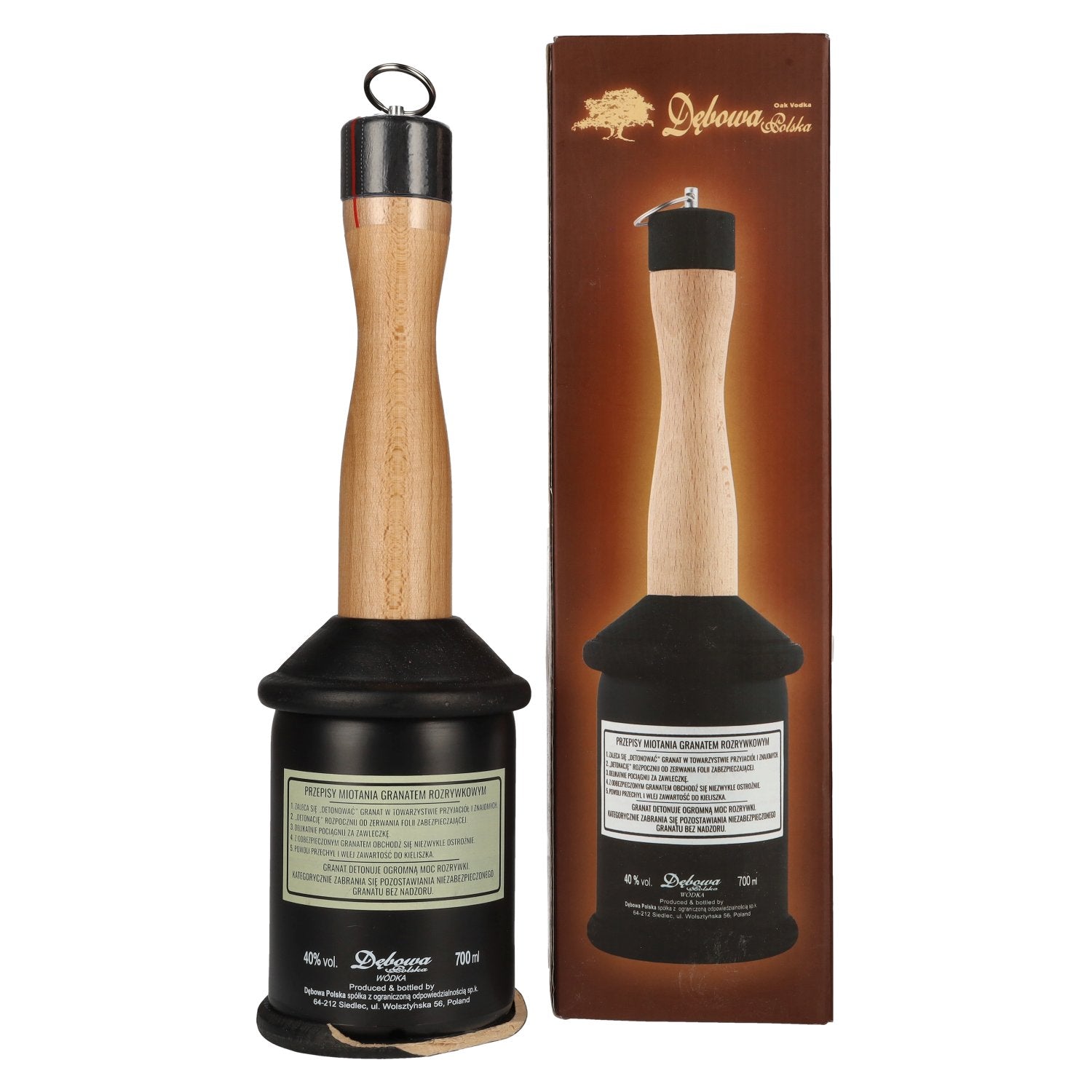 Debowa Wódka Rozrywkowy G-7 Granat 40% Vol. 0,7l in Geschenkbox