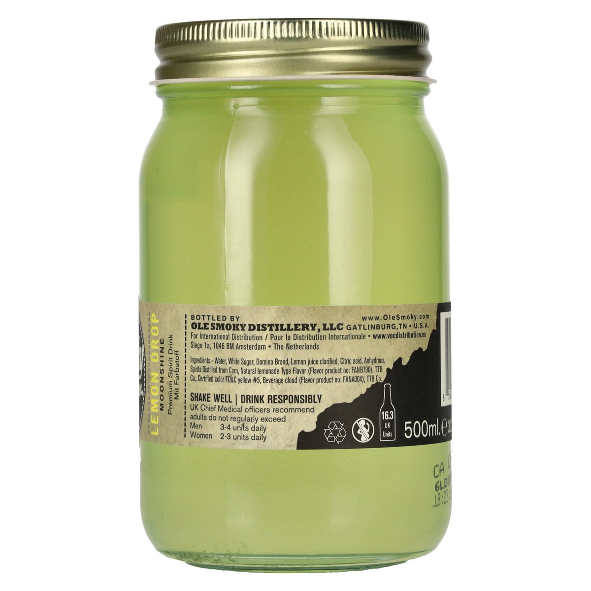 Ole Smoky Tennessee Moonshine LEMON DROP 32,5% vol. 0,5 l