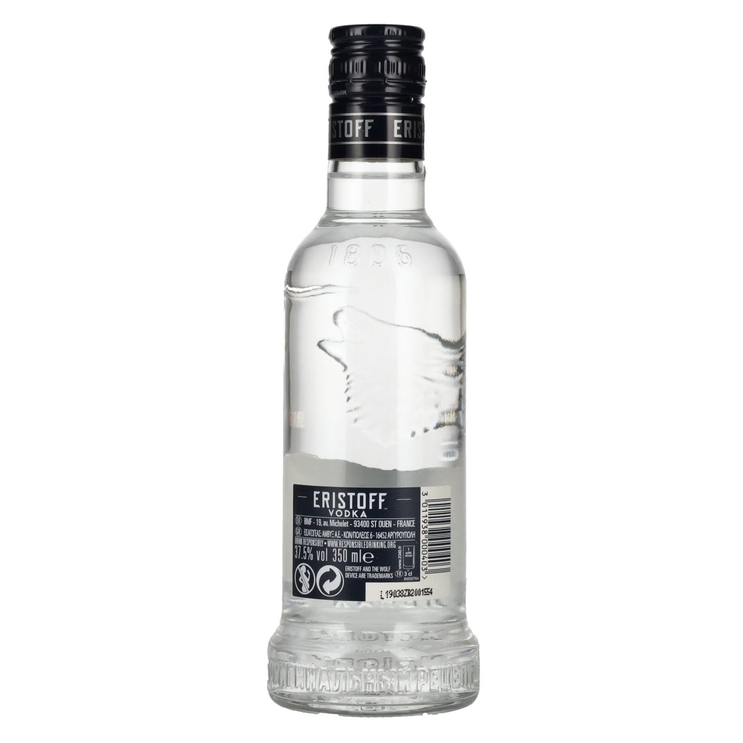 Eristoff Premium Wodka 37,5% Vol. 0,35l