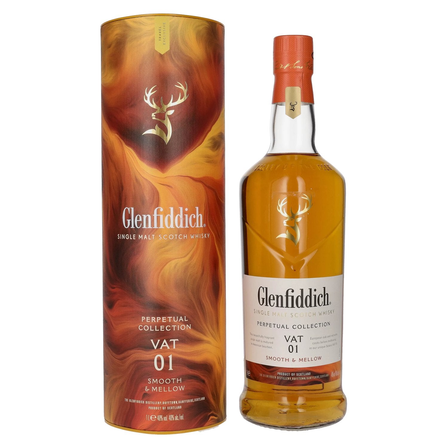 Glenfiddich Perpetual Collection VAT 01 Smooth &amp; Mellow 40% Vol. 1l in gift box