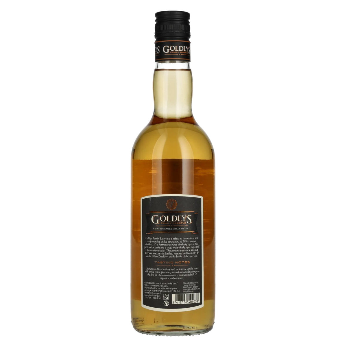 Filliers Goldlys Family Reserve Belgische Single Grain Whisky 40% vol. 0,7 l