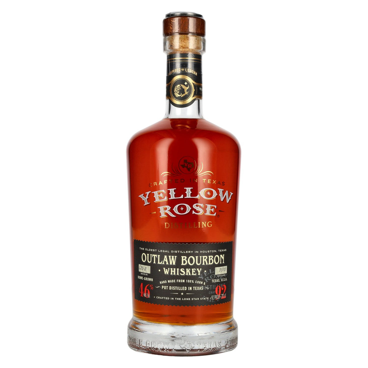 Yellow Rose OUTLAW BOURBON Whiskey 46 % vol. 0,7 l