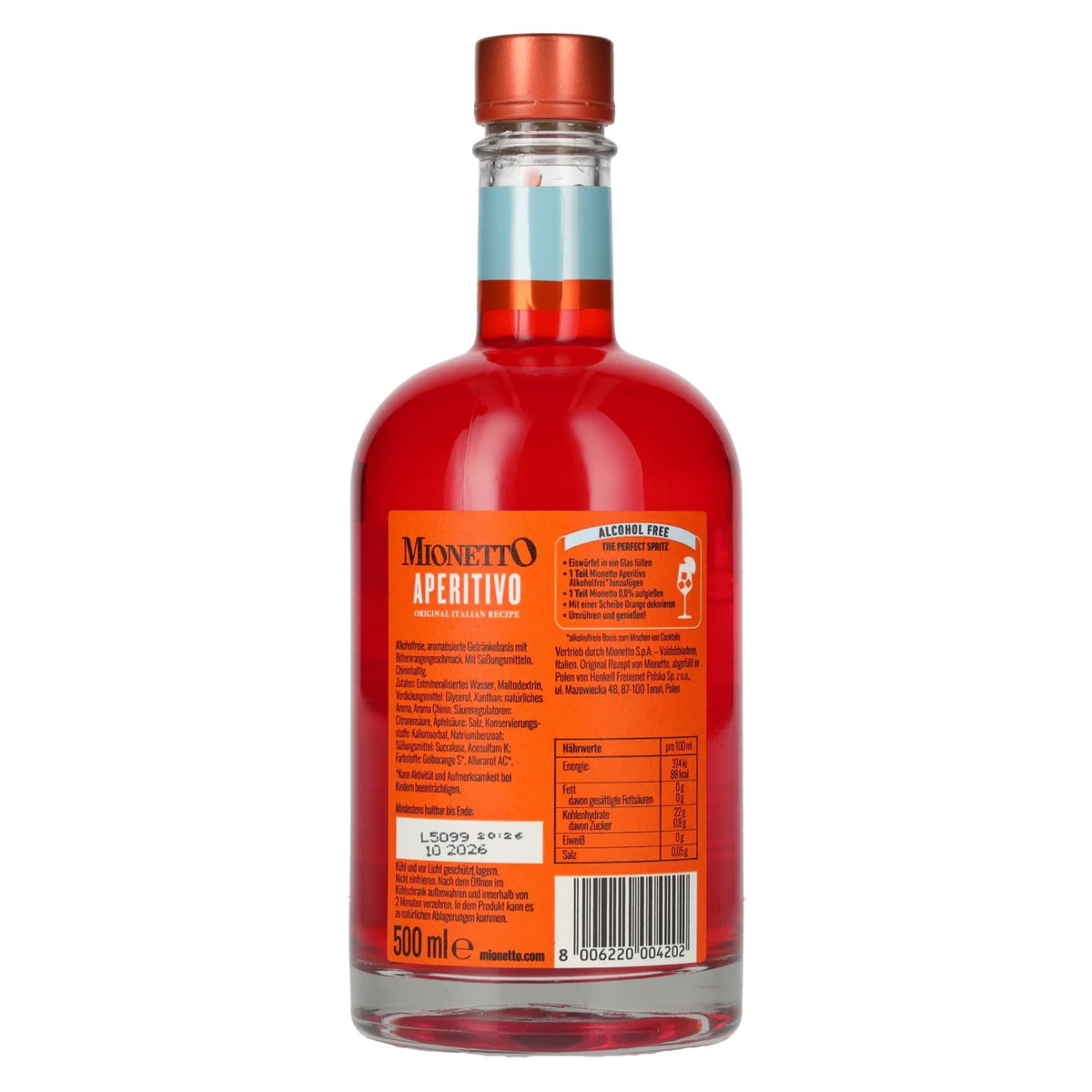 Mionetto Alcohol-Free Aperitif 0.5 l